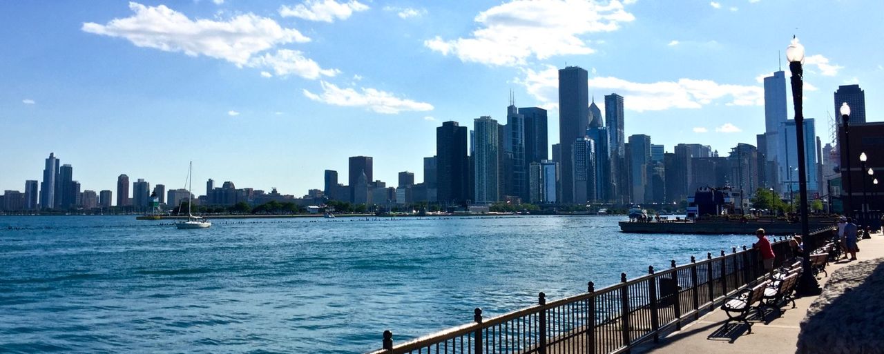 View of Chicago from Navy Pier.