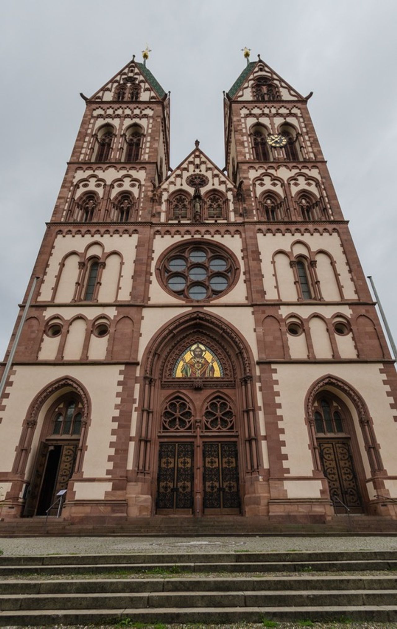 A large gothic church.
