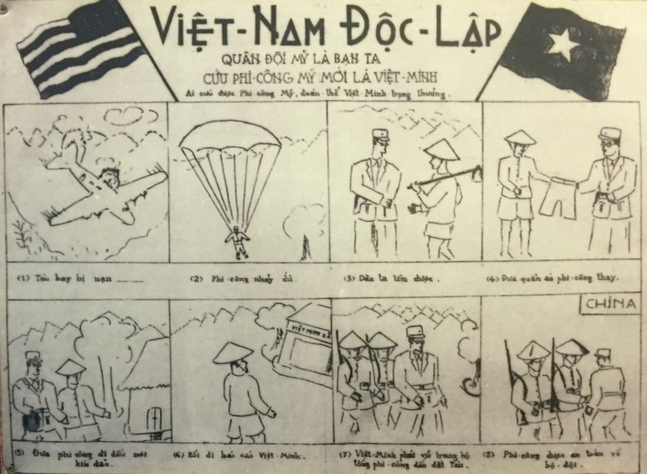 Propaganda from Vietnam War.