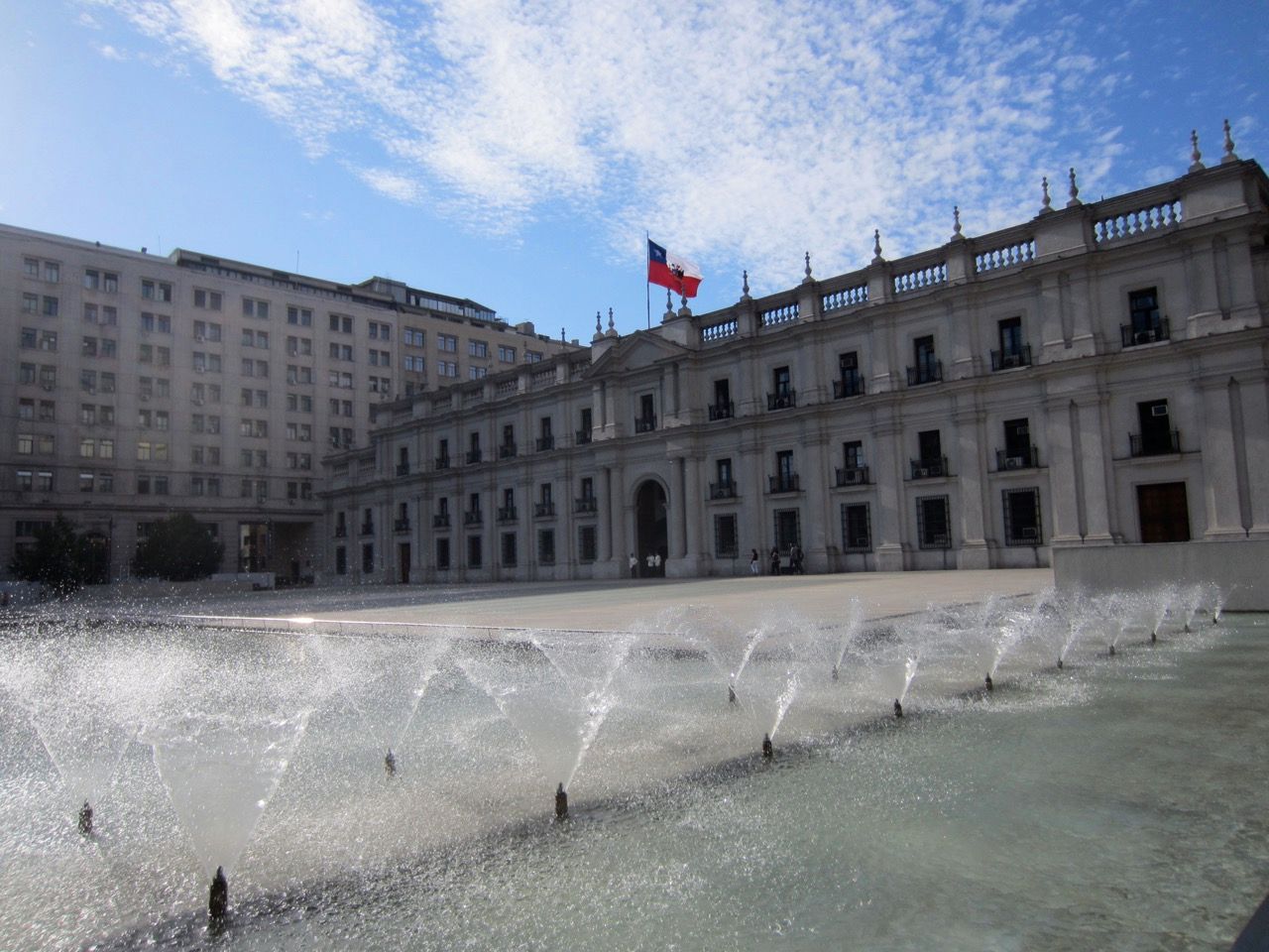 The president's house in Santiago.